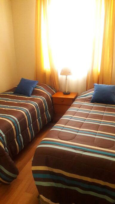 Habitación con 2 cama individuales