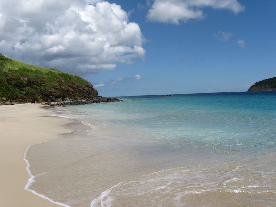 Gorgeous Zoni beach, steps away.