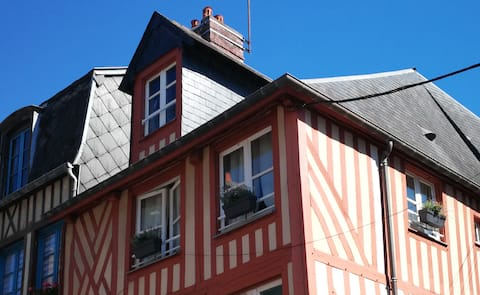 apartment duplex honfleur
