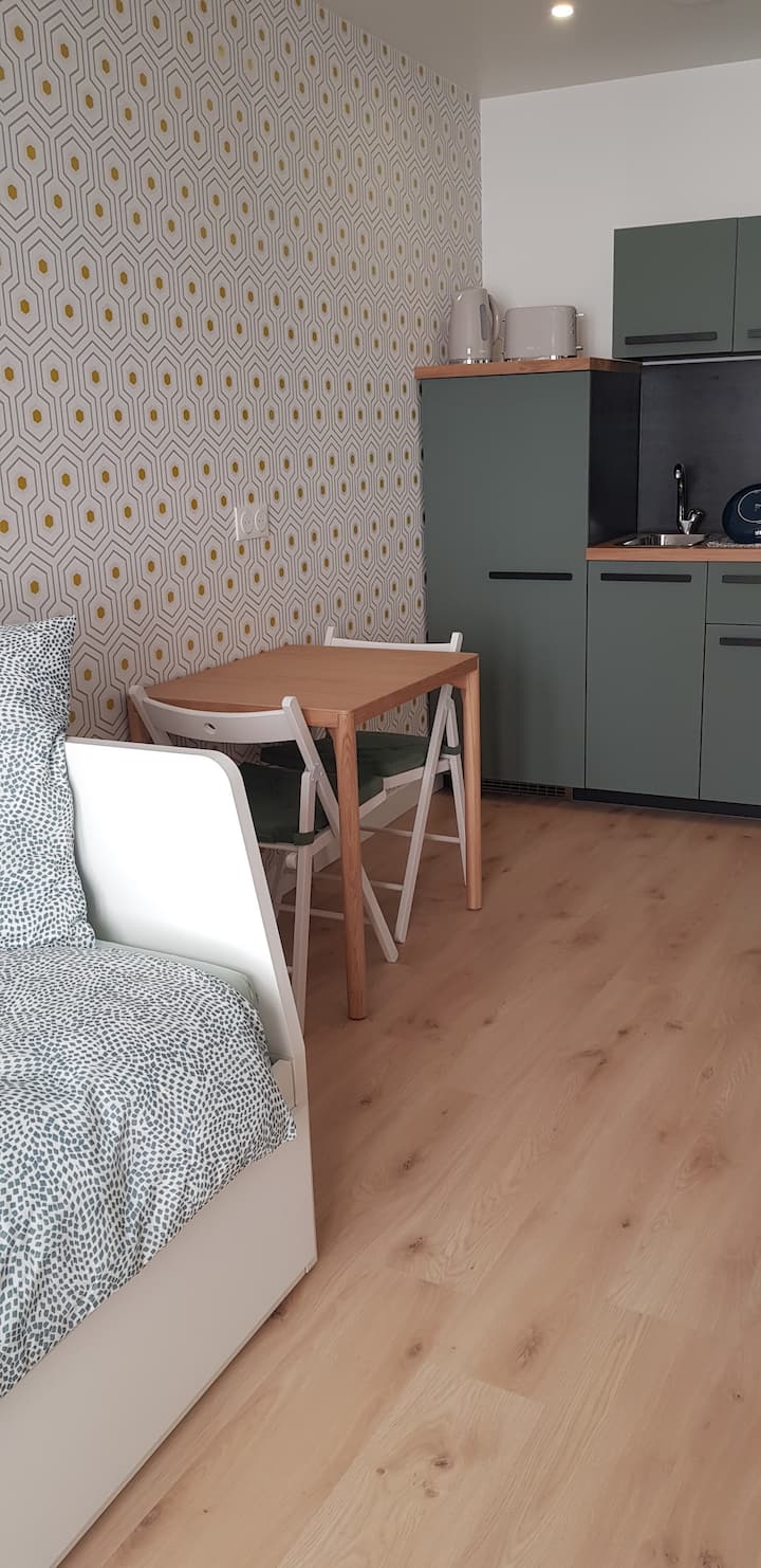 Studio Modern & Comfort Pontoise 200m from the train station