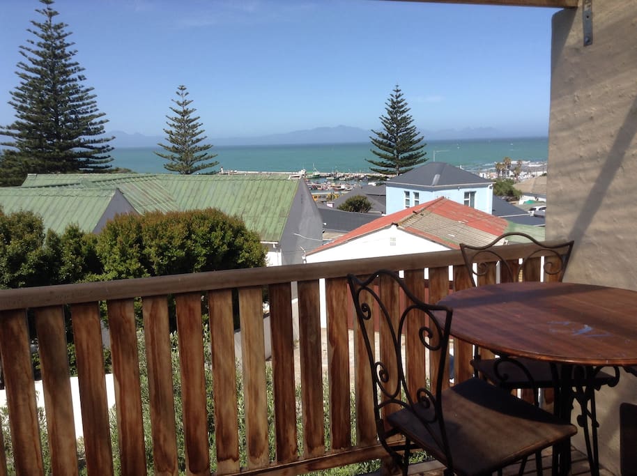 Front Balcony off bedroom with table and chairs
With sea view for early morning coffee