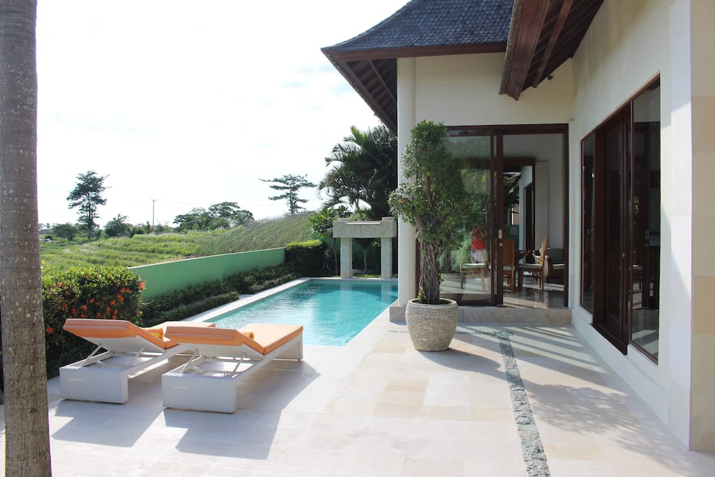 Partial view of villa
