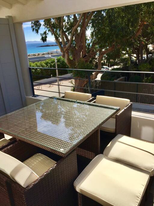 La terrasse côté mer