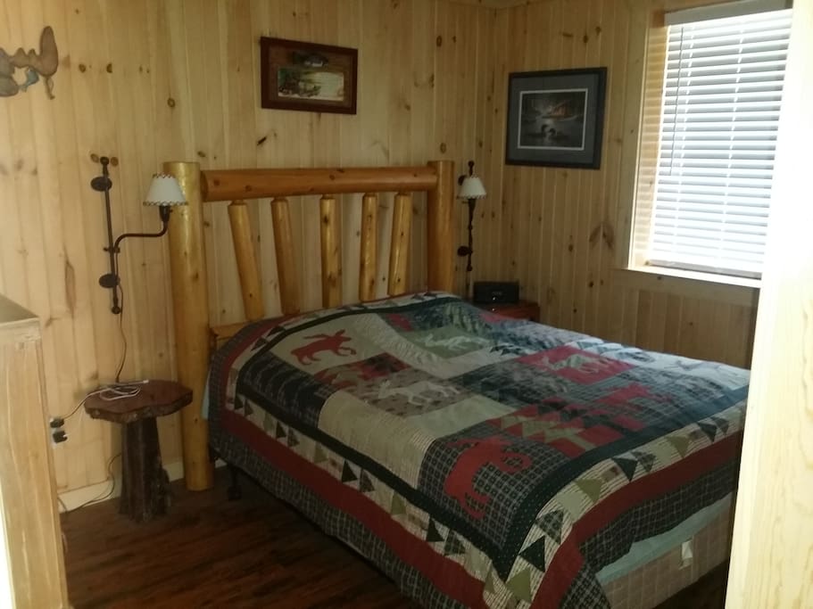 Bedroom #one with queen bed