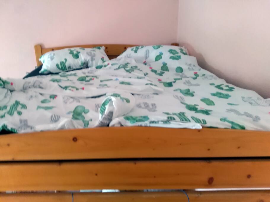 Bed for two person.