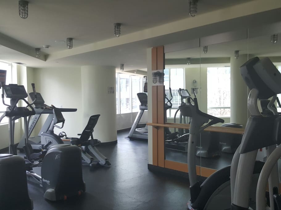 Gym available 5am - 12pm