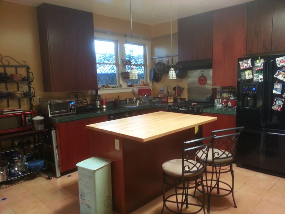 Use of the kitchen is included.