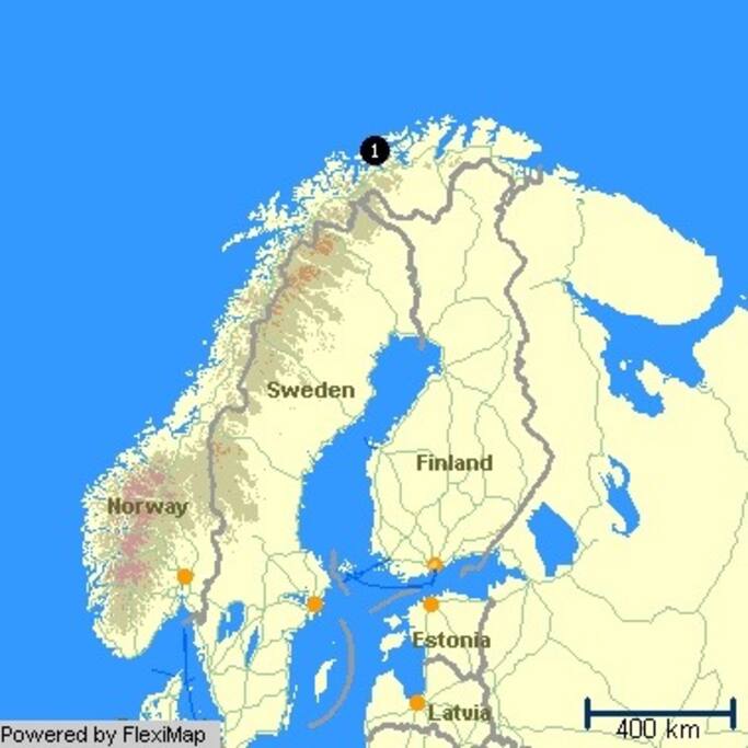 Located in West Finnmark