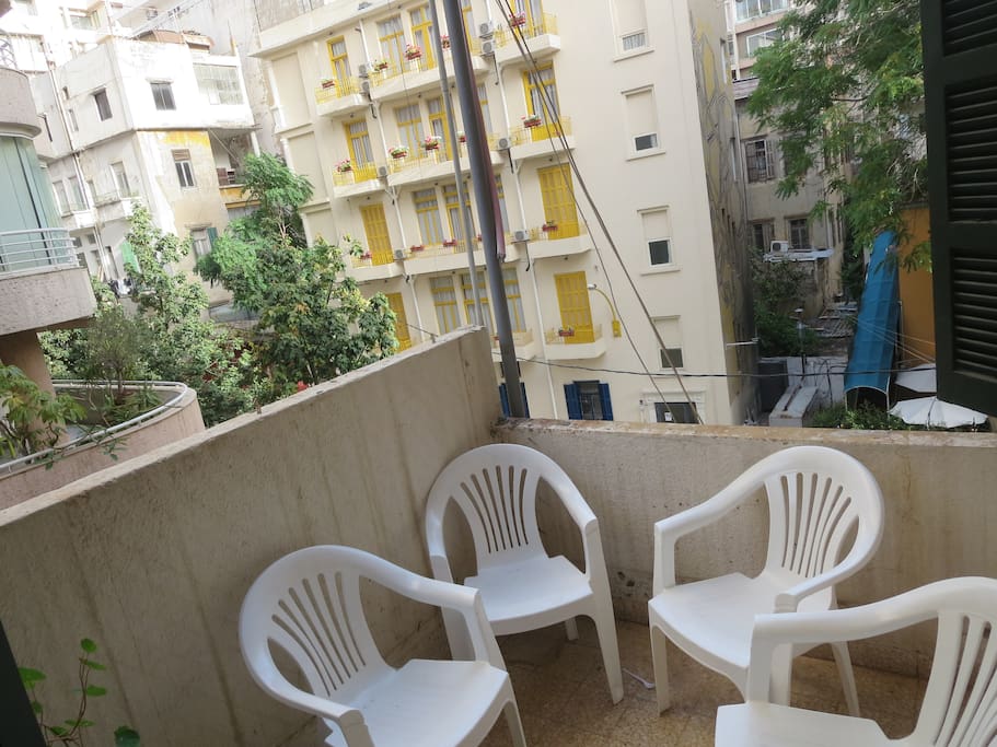 one of the balconies