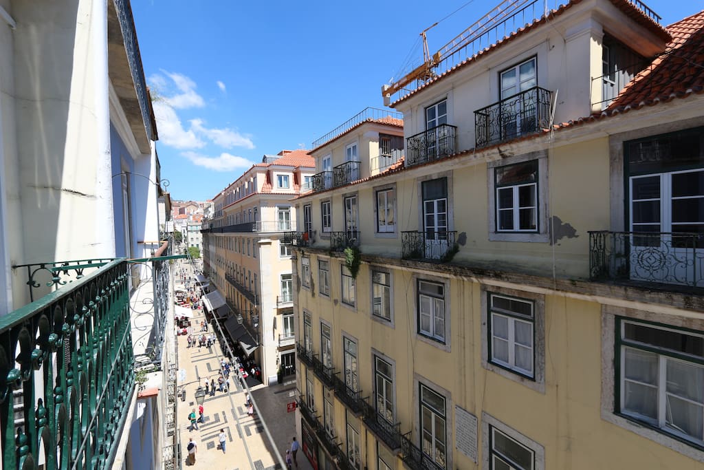 View from the balconies: historic center