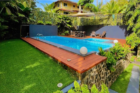 Private Pool House with bbq - 10 min de la Ciudad
