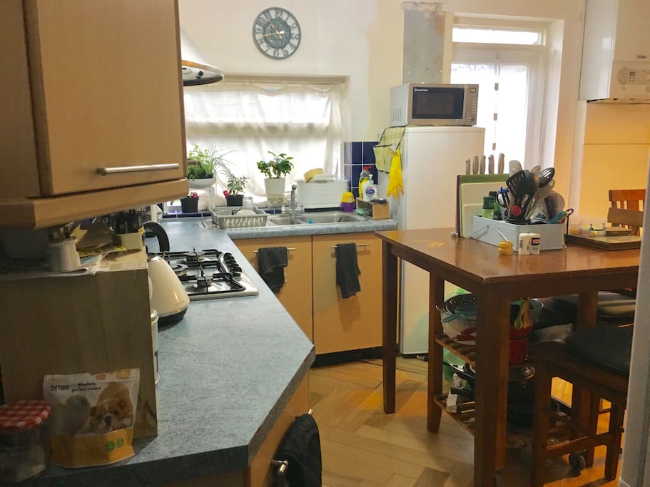 Kitchen with dining area