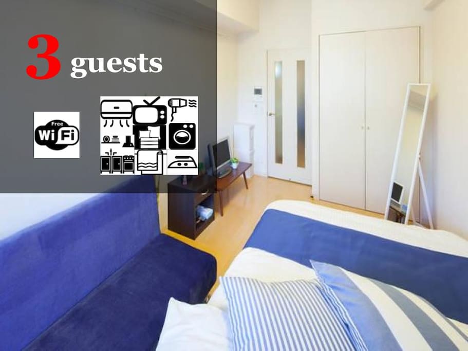 Up to 3 guests available