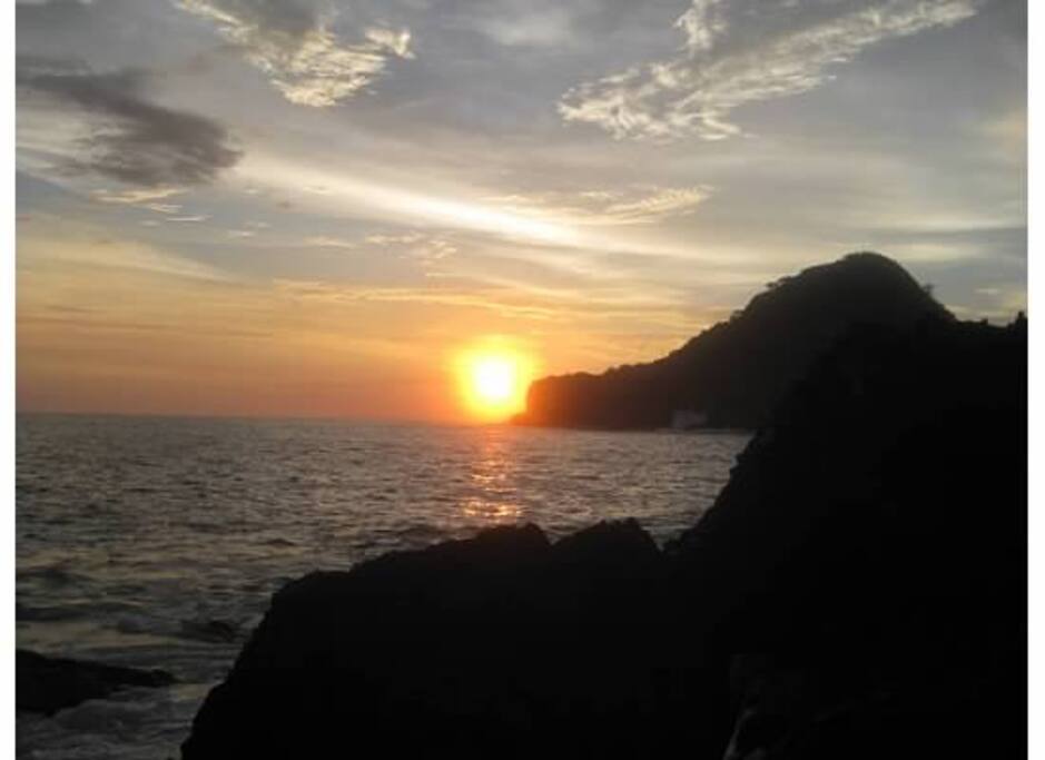 Sunset at the beach