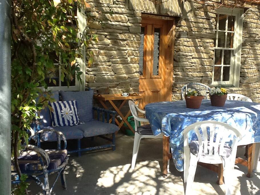 Outside Dining under the Grapevine