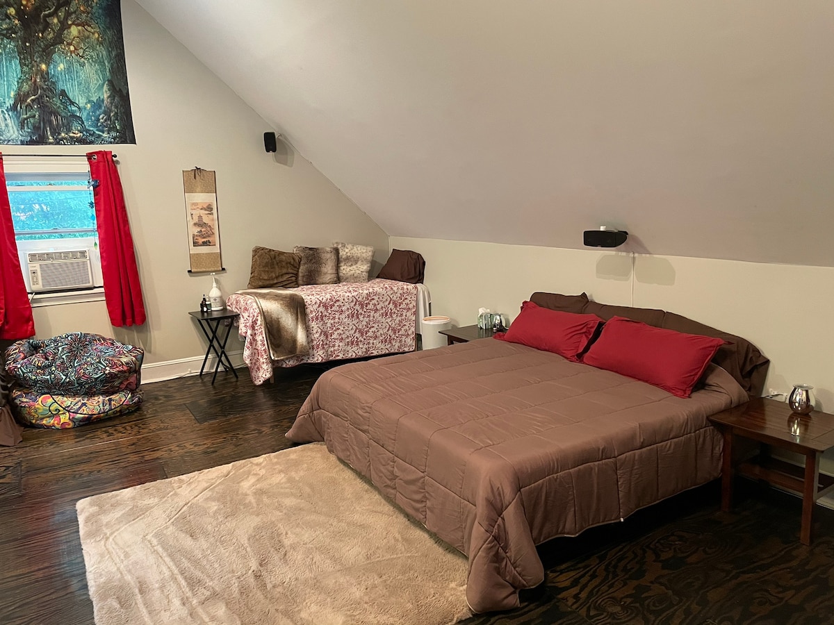 سرير بمقاس كينج مؤقت