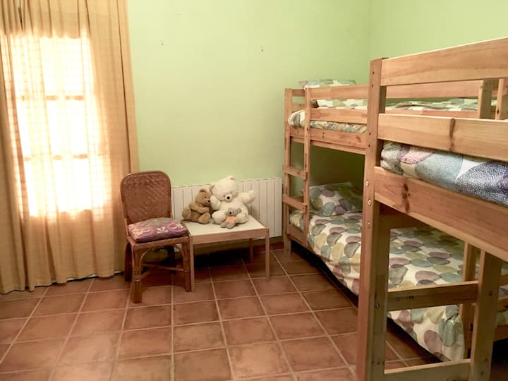 Bedroom with bunk beds