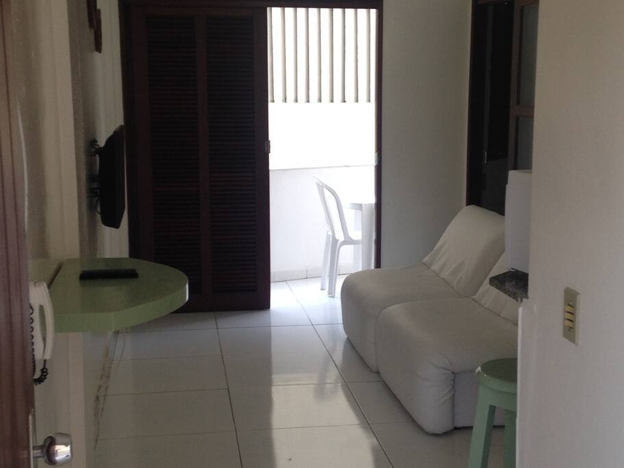 Vista da sala para a varanda
