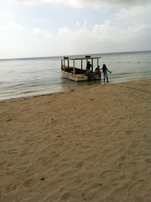 Boat in negril one of the things we offer