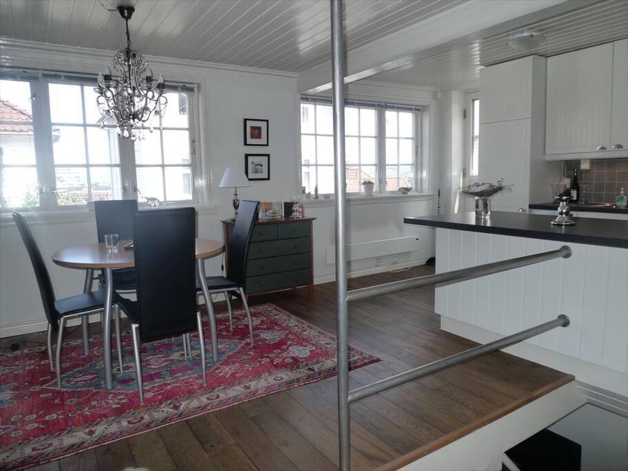 Kitchen and dining area
