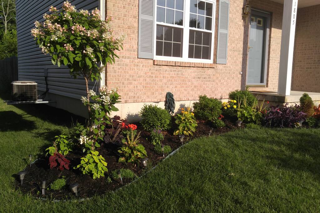 Front flower bed