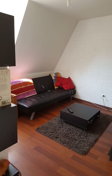 habitación privada con futon, sillón cama