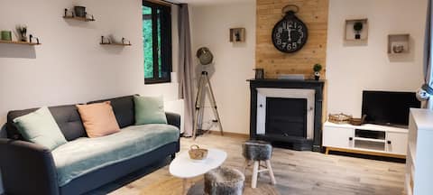 House with Nordic bath and private pond