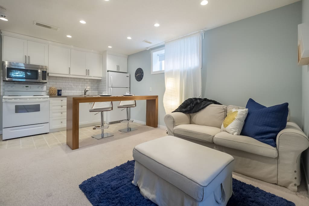 Open Concept Living and Kitchen