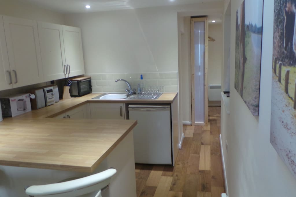 Kitchen and hallway
