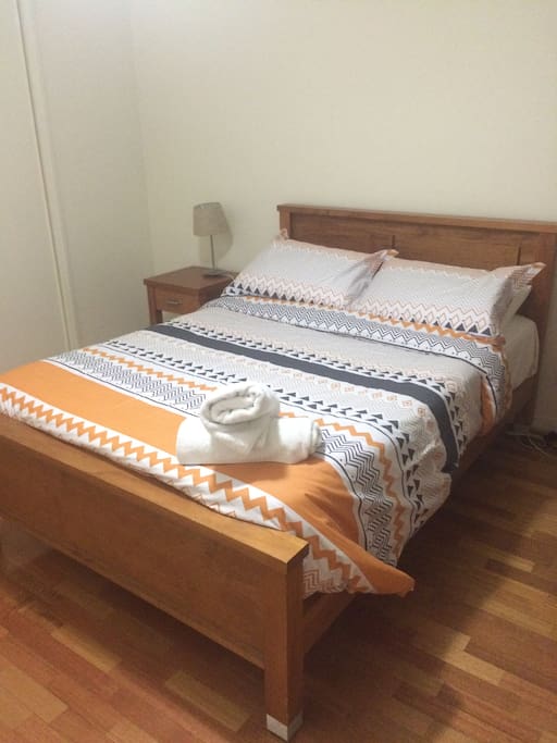 Bedroom 1 with double bed