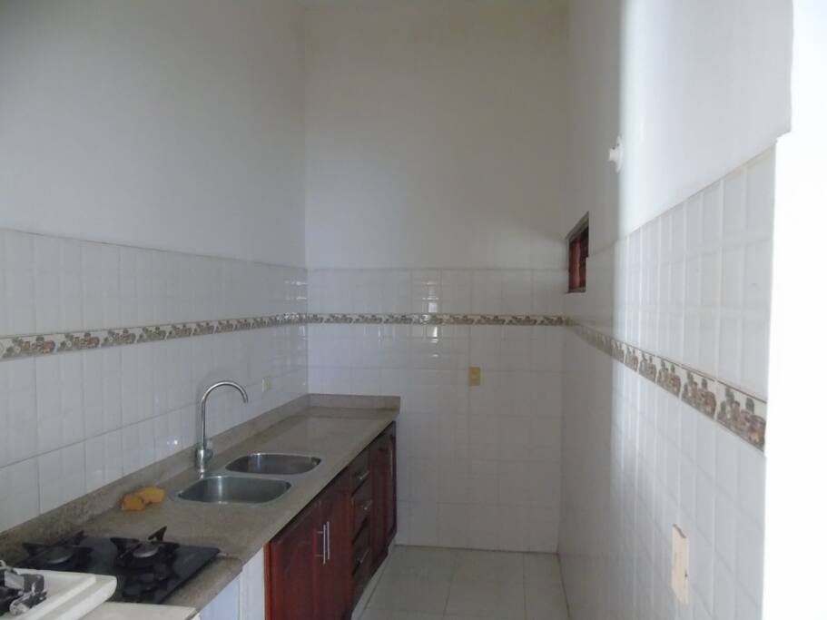 Cocina con estufa