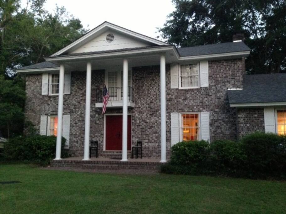 Front of the house!