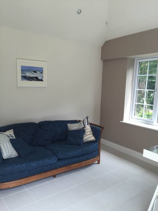 Relax in the living area - (a blow-up bed can be provided for extra guests)
