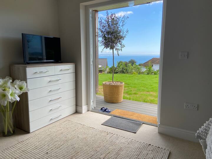 Sea views from the bedroom