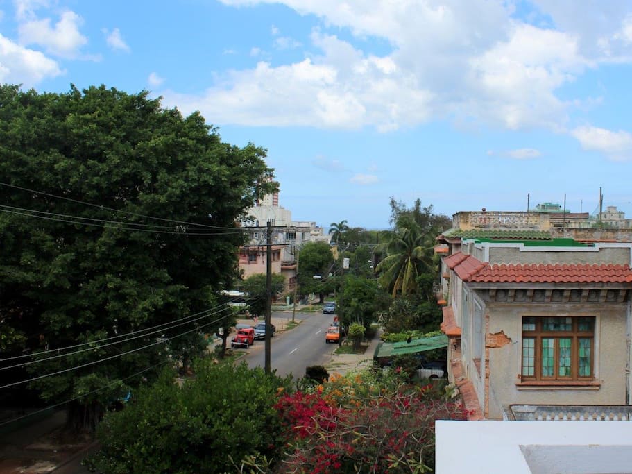 View from the balcony