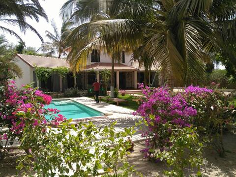 Beautiful estate set in a tropical garden