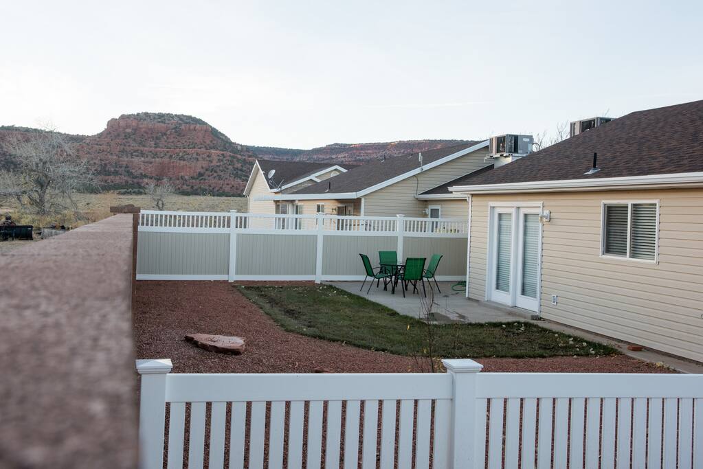 You will enjoy amazing dinners and sunsets on the large backyard patio