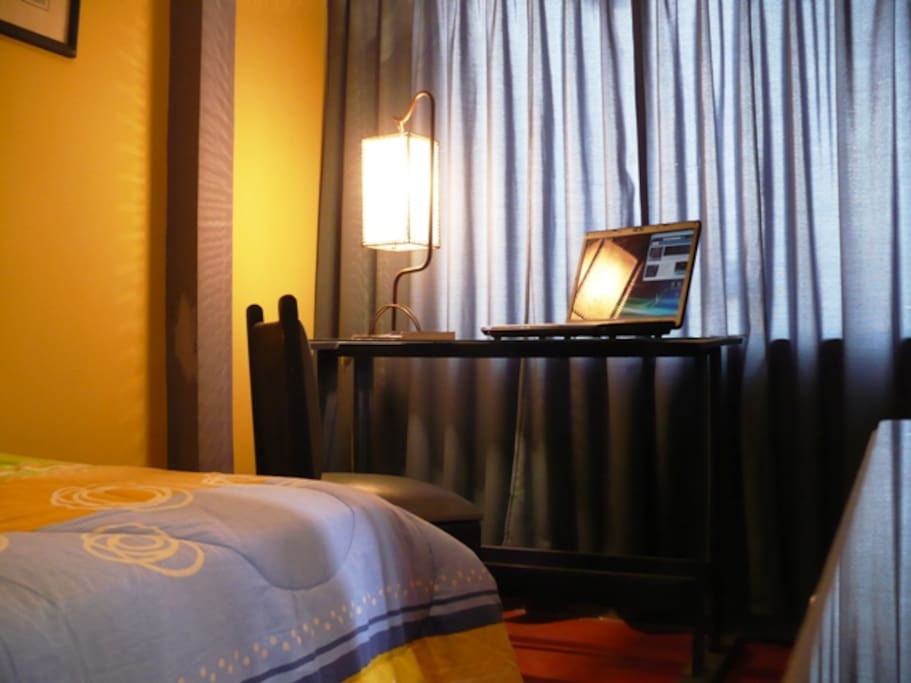 Nice and warm bedroom!