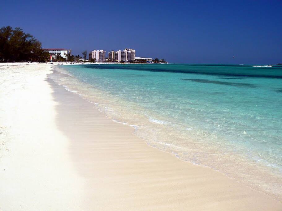 Goodmans Bay Beach only a 10 minute walk from the apartment