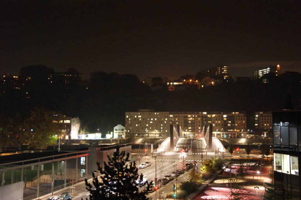 Vue sur quais de Saône, coté chambres