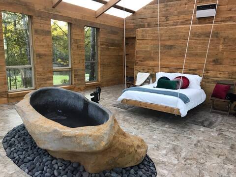 Naturalist Boudoir on POINT with Kayaks and SUP's