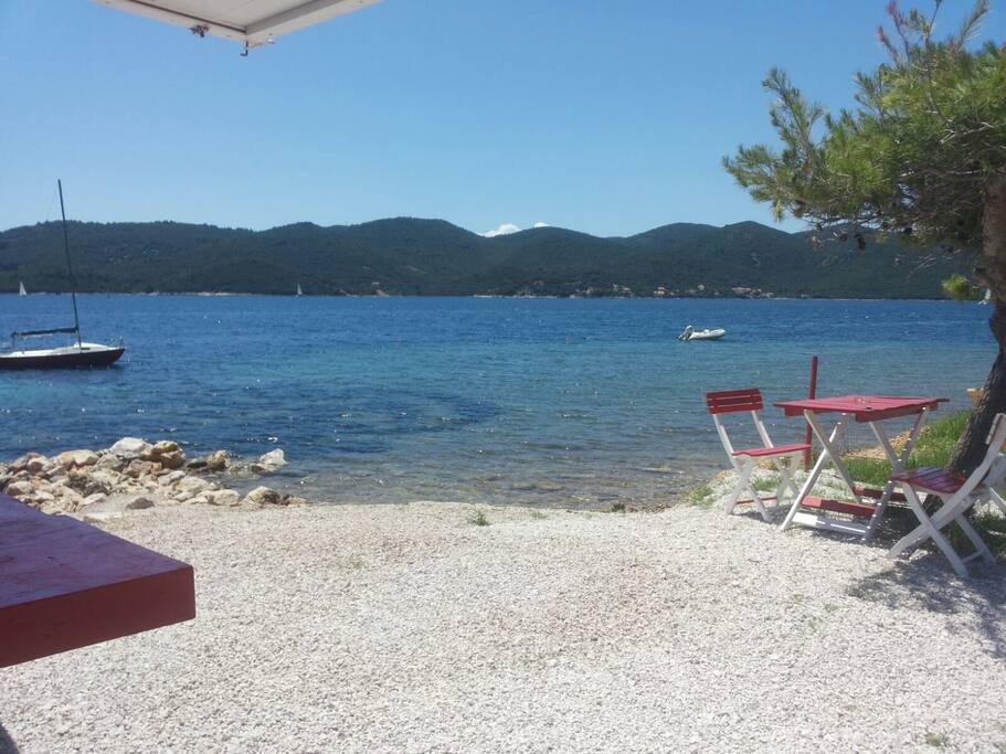 Beach in front of Apartment