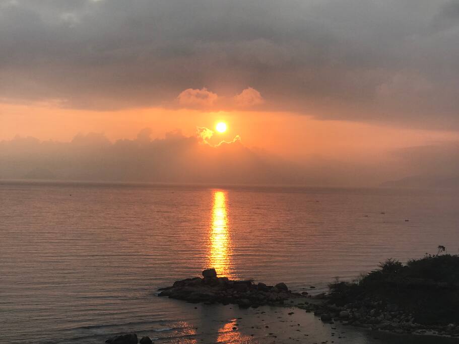 View from window : sunrise