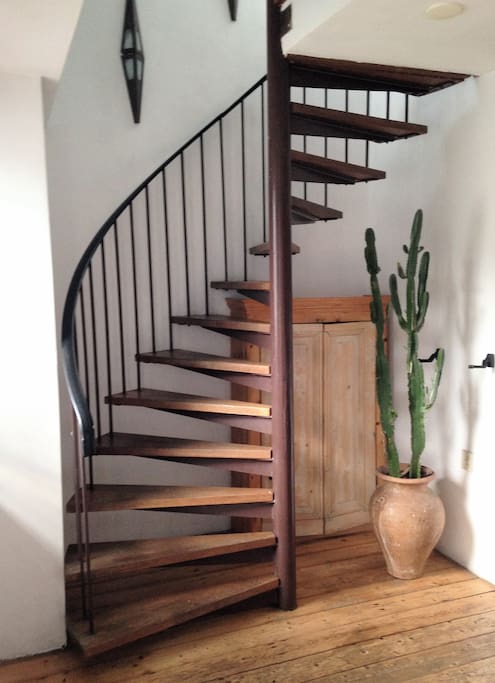 Stairs to the upstairs bedroom