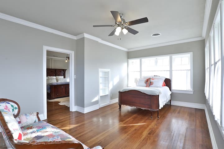 South bedroom with panoramic views from one of the tallest points in town