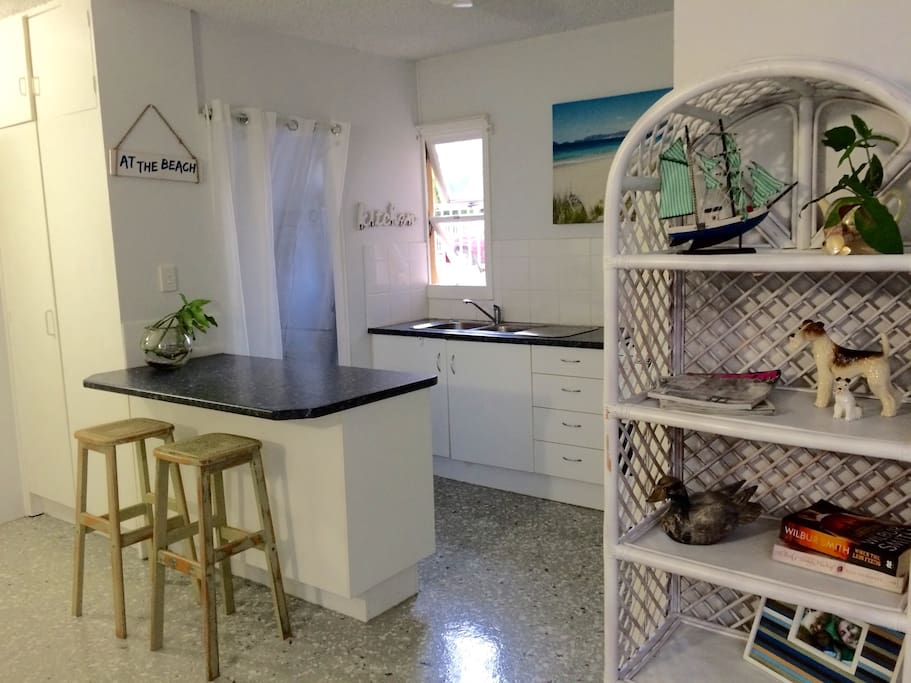 Fully functional kitchen and laundry