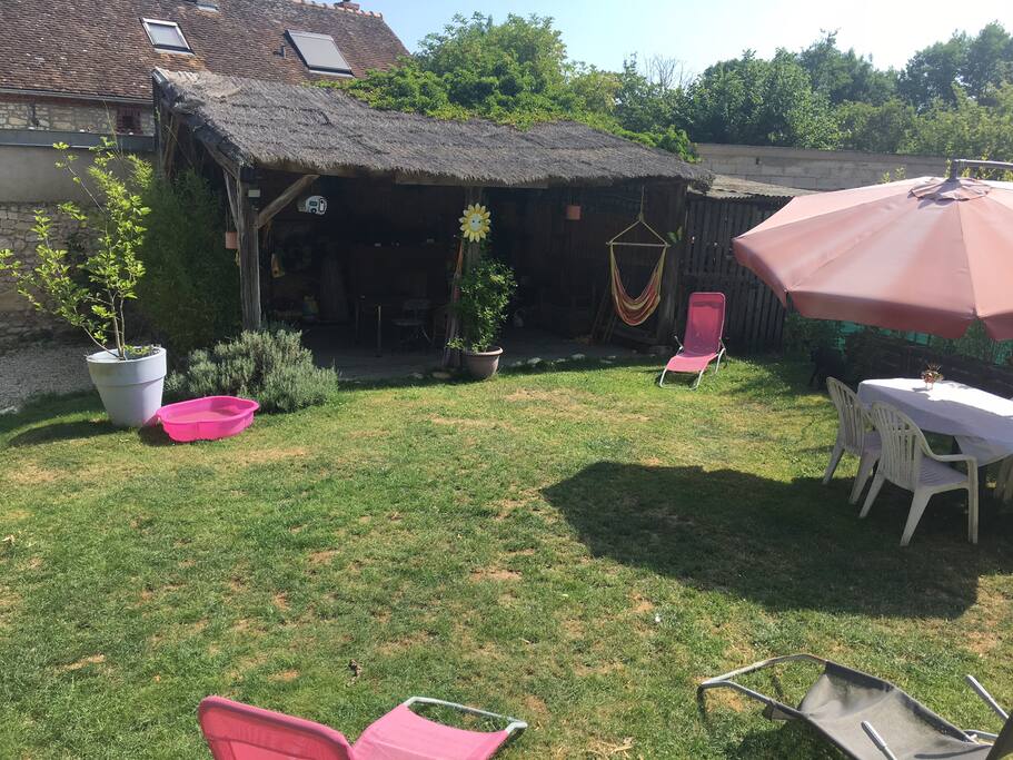 Jardin vu de la maison
