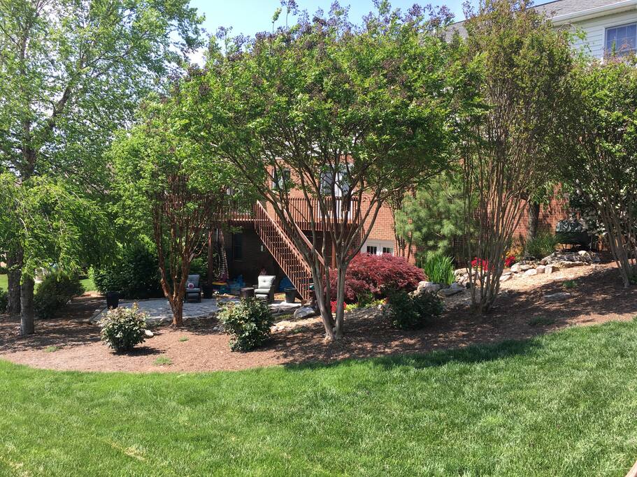 Private Back Entrance from Patio