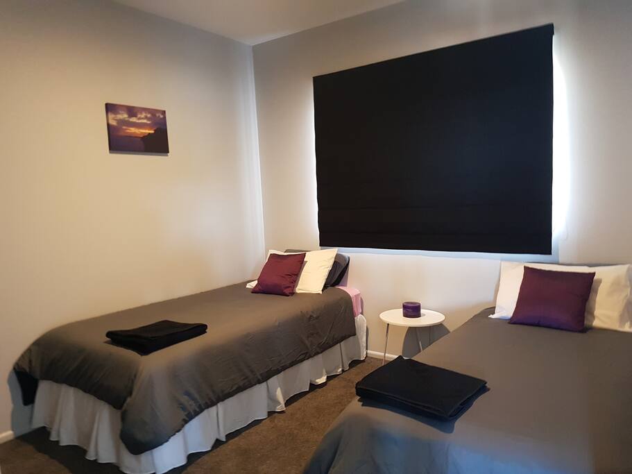 Room available as a single or twin bedroom setup.
