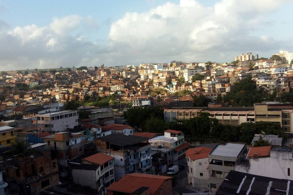 Vista do Bairro da janela do quarto